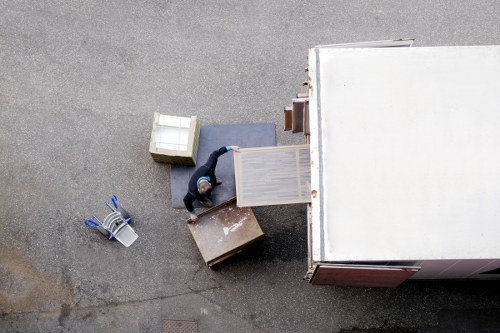 Furniture and seasonal belongings prepared for storage