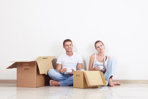 Business stock and boxes illustrating a free Tolworth storage quote