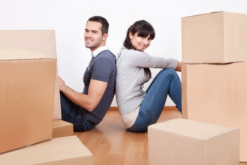 Organized storage space for furniture during home moves in Tolworth