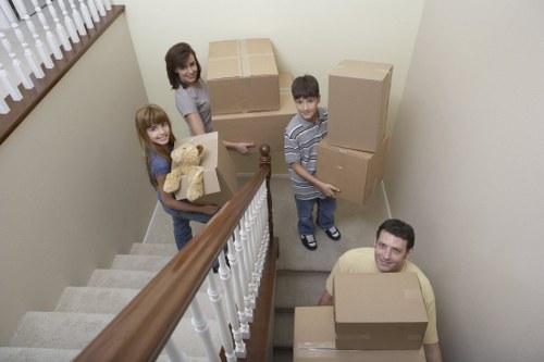 Household items prepared for a transparent Tolworth storage estimate